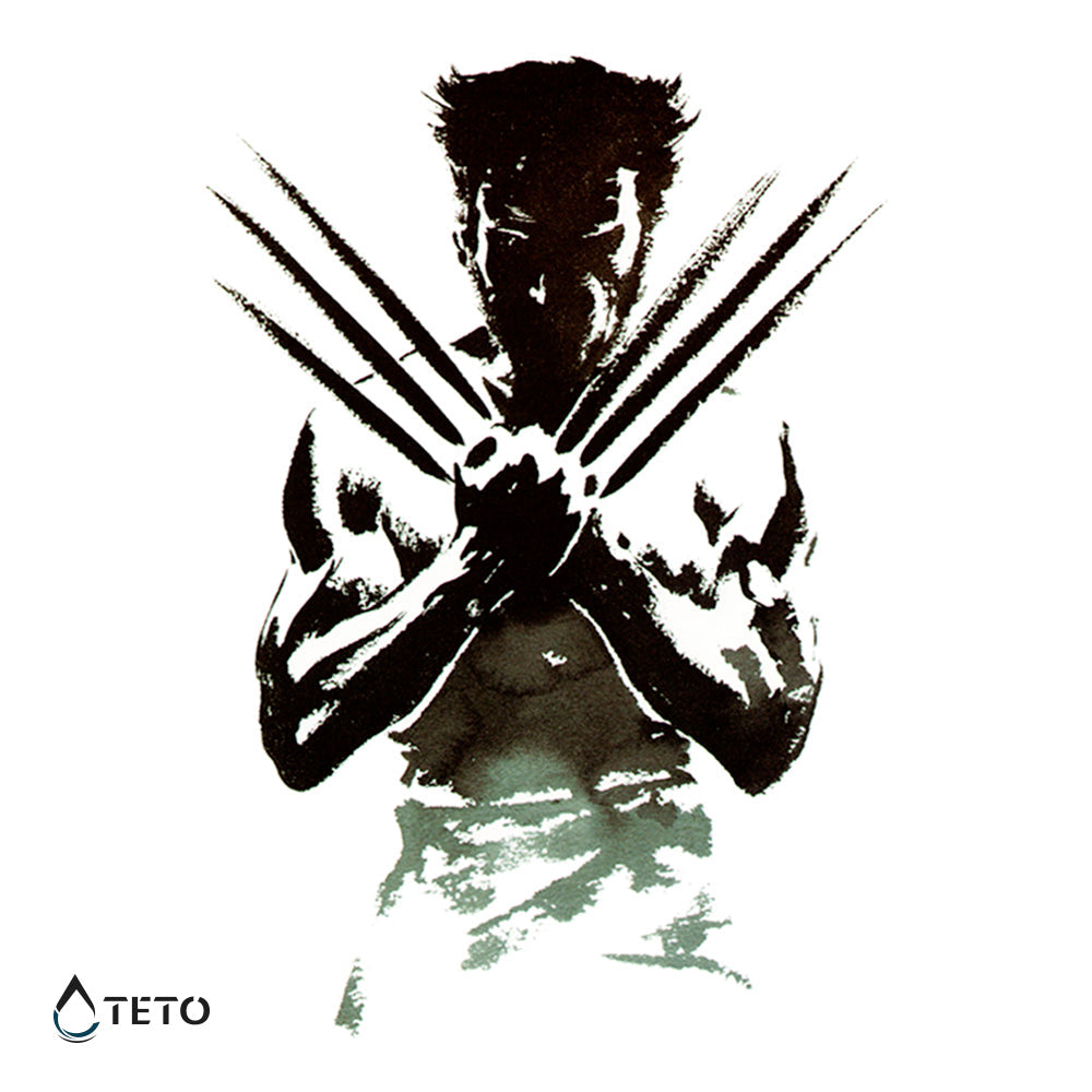 Wolverine - Mediano Tatuajes Temporales