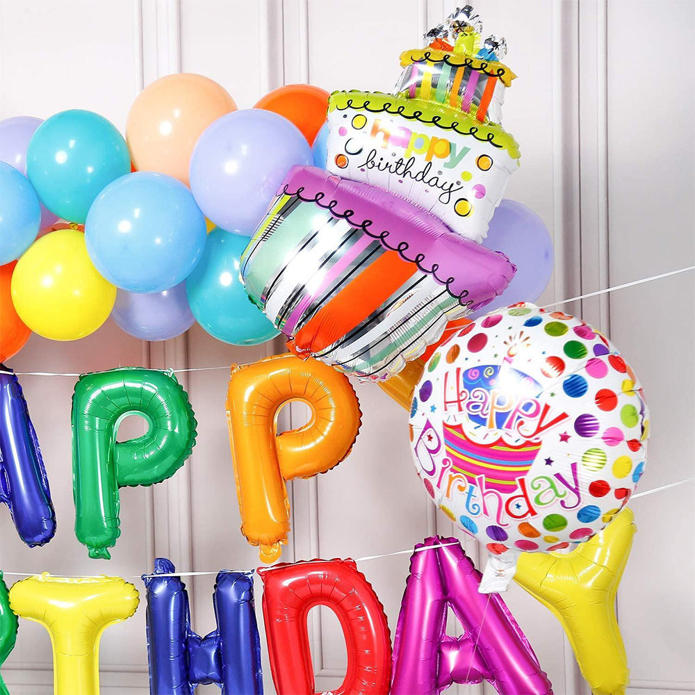 Set de globos Happy birthday