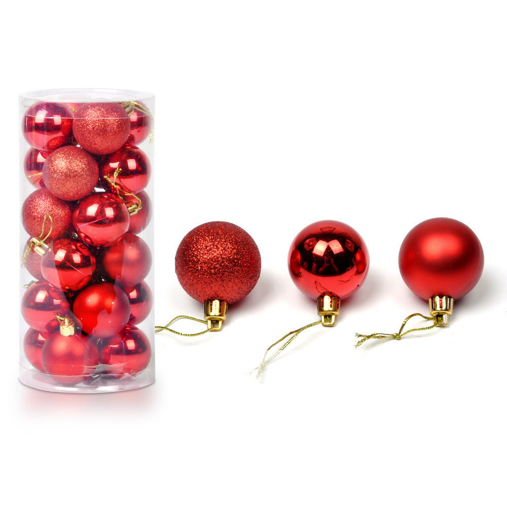 Paquete de adornos navideños - 24 piezas