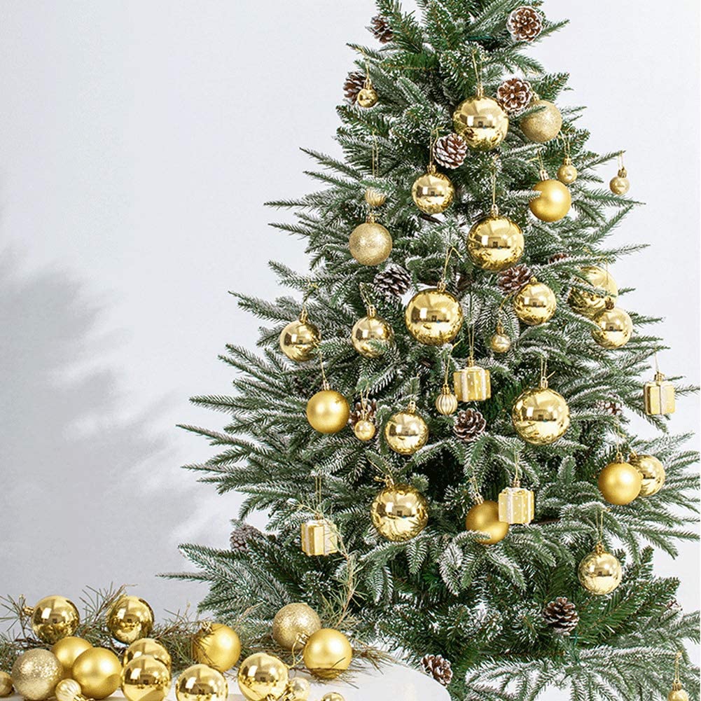 Paquete de adornos navideños - 24 piezas - Mercados Latam
